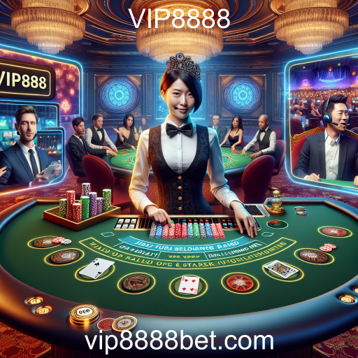 Descubra a Emoção do Cassino Ao Vivo no VIP8888
